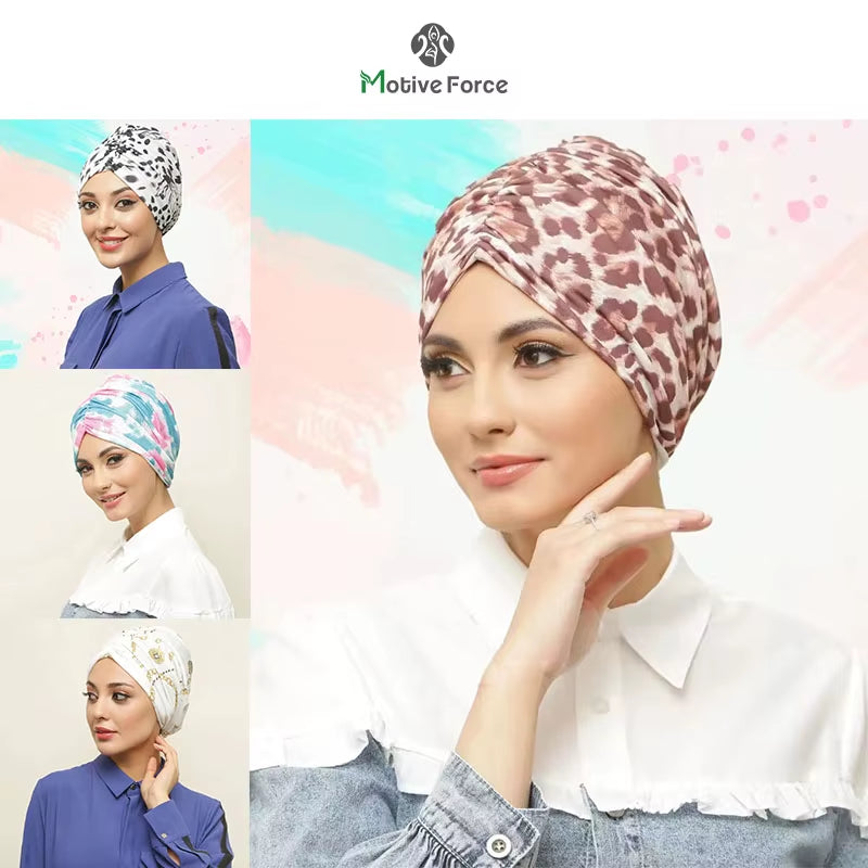Muslim Instant Turban Abaya Hijab Undercap Abayas Hijabs Cap for Woman Jersey Islamic Dress Women Turbans Crinkle Head Wrap Scar