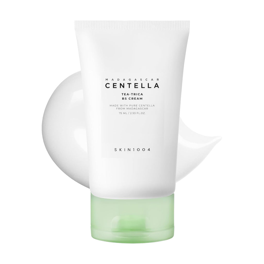 Tea-Trica B5 Cream, Face Moisturizer with Centella Asiatica & Panthenol B5, Gel Moisturizer for Soothing & Hydrating, Cica Cream with Tea Tree & Centella, Korean Skin Care, 2.53 Fl.Oz / 75Ml