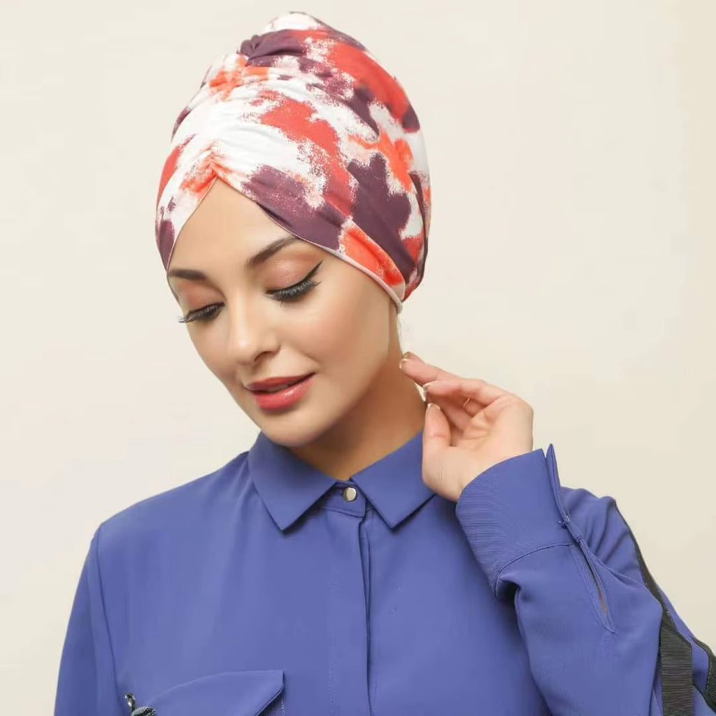 Muslim Instant Turban Abaya Hijab Undercap Abayas Hijabs Cap for Woman Jersey Islamic Dress Women Turbans Crinkle Head Wrap Scar