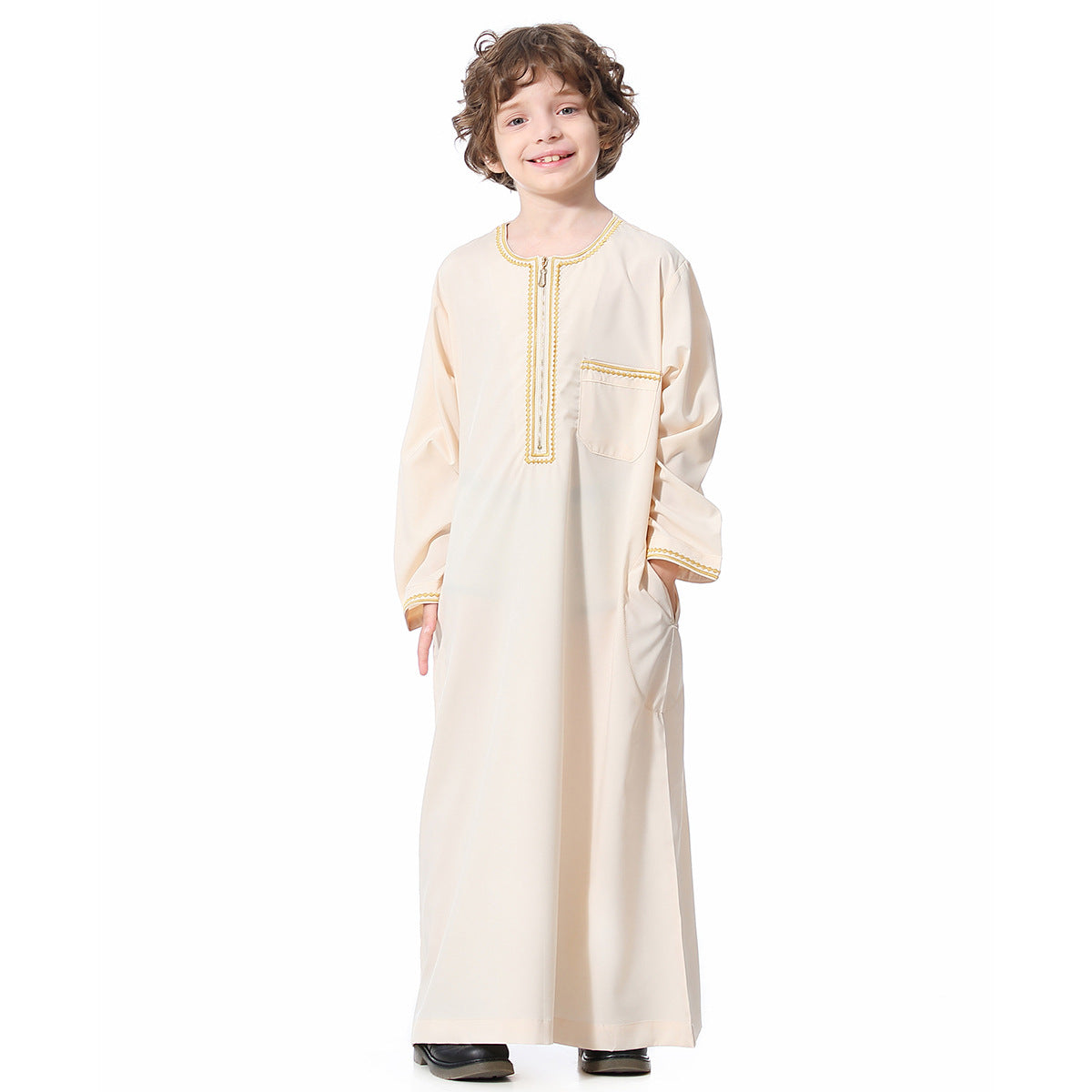 Middle Eastern Teen Boy Robe for Muslim Wear