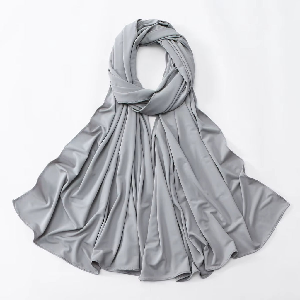 New Muslim Women Hijab Liquid Jersey Scarf Ramadan Headwraps Shawls Islam Headscarves Muslim Fashion Islam Shawl ﻿180*60Cm