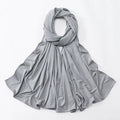 New Muslim Women Hijab Liquid Jersey Scarf Ramadan Headwraps Shawls Islam Headscarves Muslim Fashion Islam Shawl ﻿180*60Cm