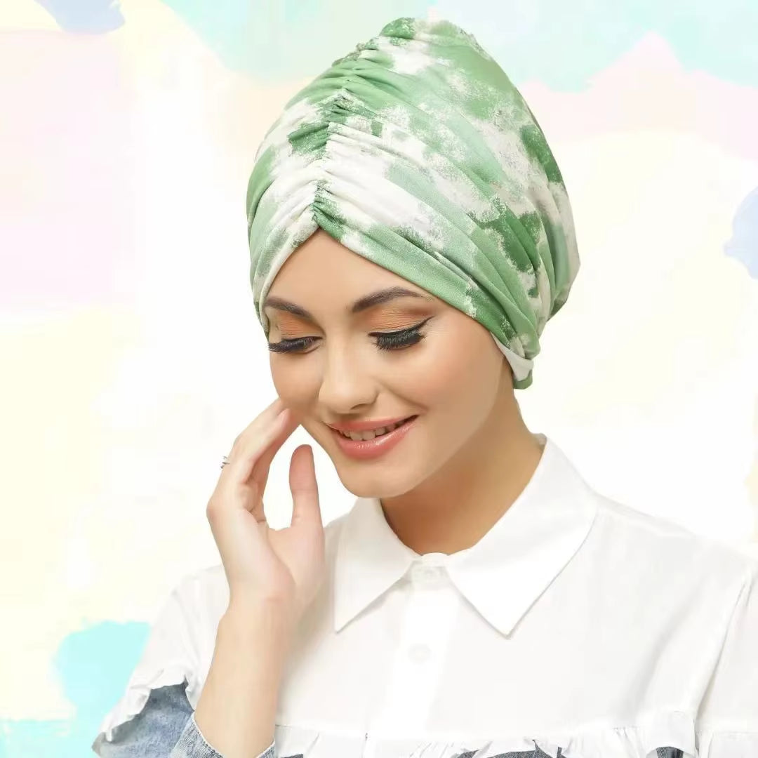 Muslim Instant Turban Abaya Hijab Undercap Abayas Hijabs Cap for Woman Jersey Islamic Dress Women Turbans Crinkle Head Wrap Scar