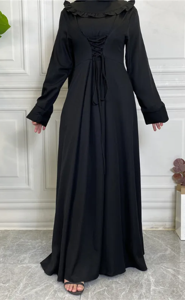 Skirt Large Hem Long Sleeve Muslim