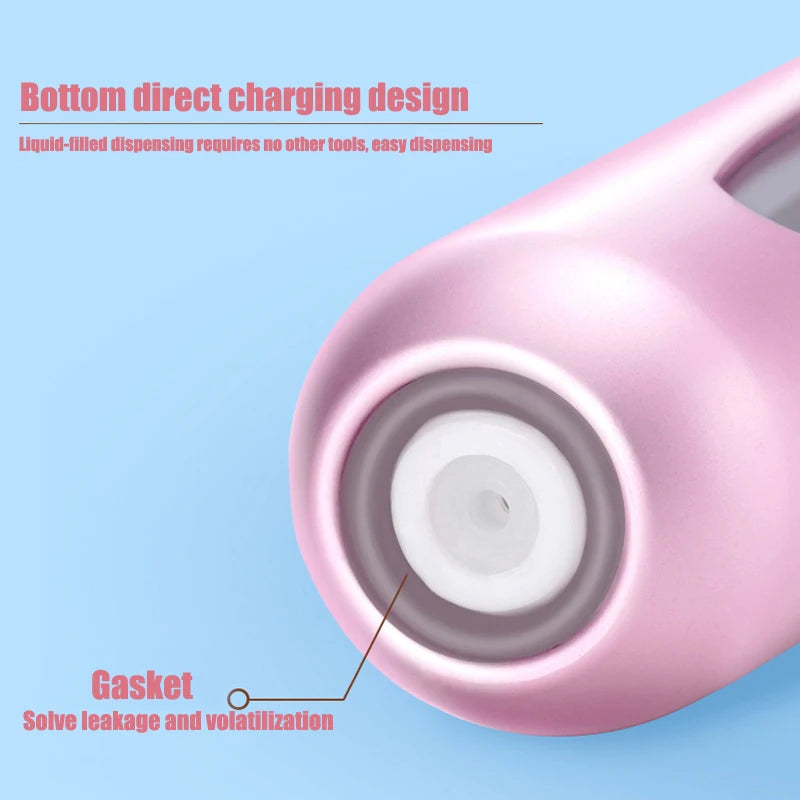 5Ml /10Ml Mini Portable Bottom-Filling Pump Perfume Bottle Sample Perfume Refillable Spray Bottle Empty Cosmetic Containers Set
