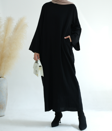 Eid Muslim Prayer Outfit with Long Robe and Kaftan