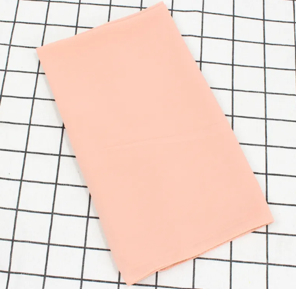 Elegant Pearl Chiffon Scarf - Solid Color Muslim Shawl (Women's)