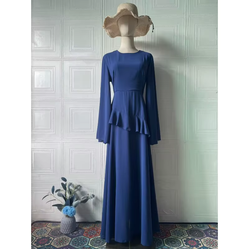 Eid Muslim Women Party Dresses Bandage Lace-Up Jalabiya Long Robe Ramadan Morocco Dubai Abayas Kaftan Islam Arab Vestidos 2026