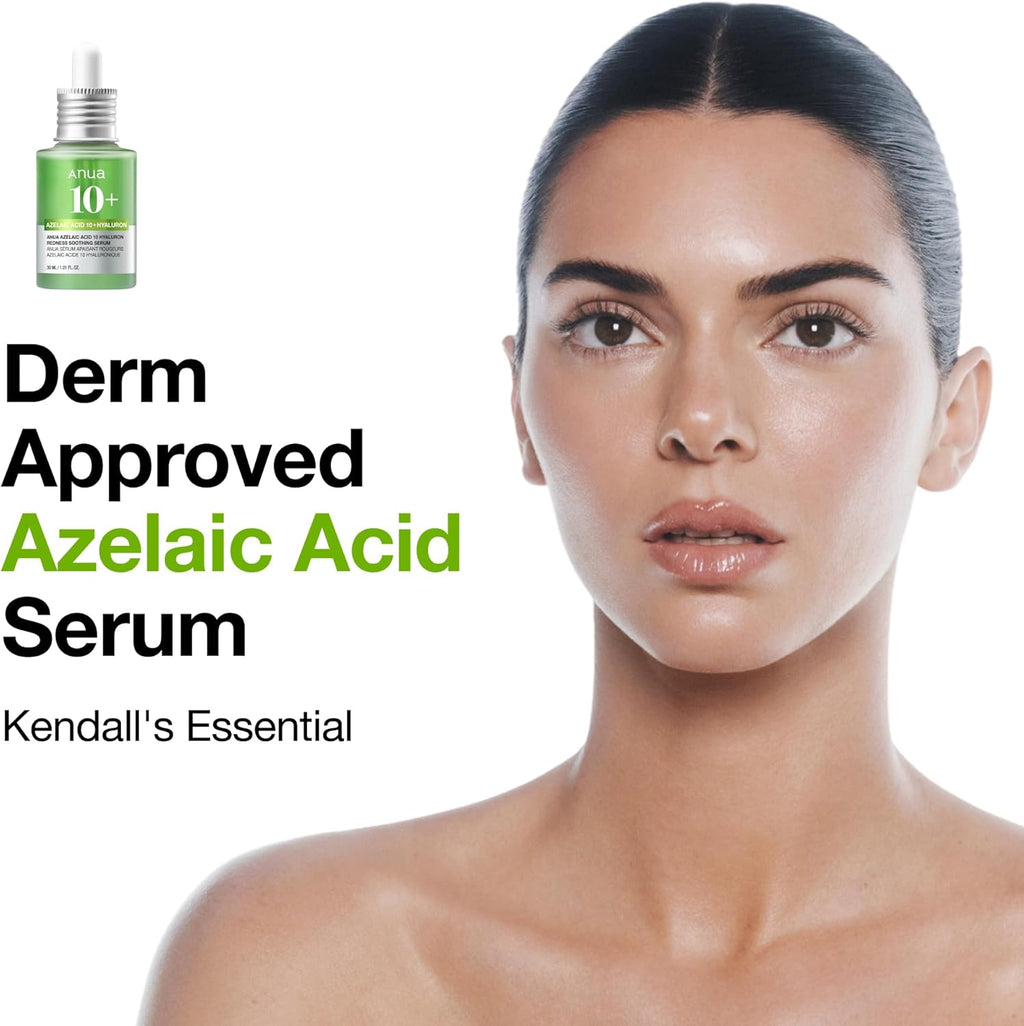Azelaic Acid 10 Hyaluron Redness Soothing Serum, 1.01 Fl Oz | Facial Serum for Blemish-Prone & Oily-Prone Skin, Lightweight & Hydrating Blemish Care, Hyaluronic Acid, Korean Skincare