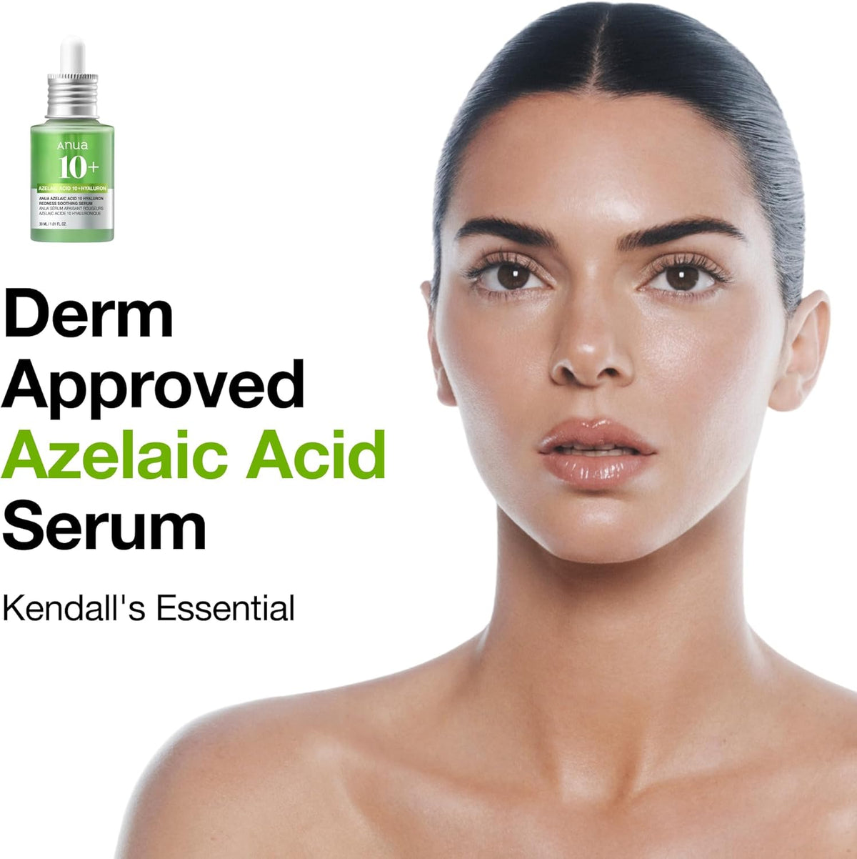 Azelaic Acid 10 Hyaluron Redness Soothing Serum, 1.01 Fl Oz | Facial Serum for Blemish-Prone & Oily-Prone Skin, Lightweight & Hydrating Blemish Care, Hyaluronic Acid, Korean Skincare