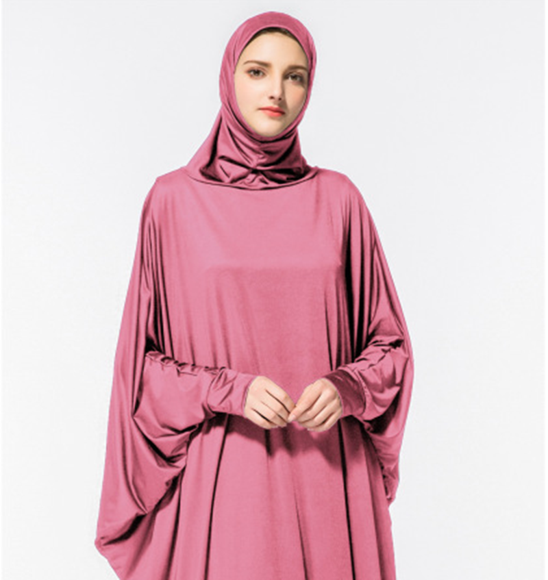 Arabic Muslim Women's Batwing Prayer Thobe Dress