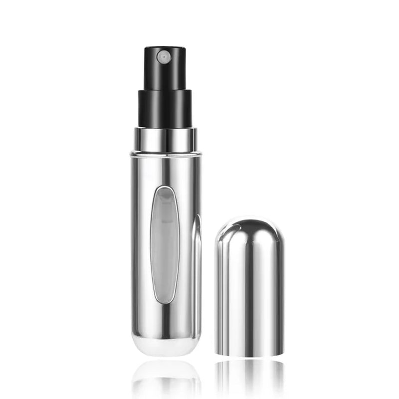5Ml /10Ml Mini Portable Bottom-Filling Pump Perfume Bottle Sample Perfume Refillable Spray Bottle Empty Cosmetic Containers Set