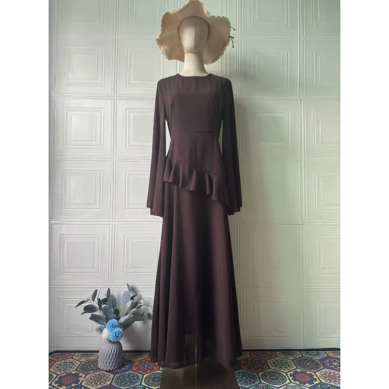 Eid Muslim Women Party Dresses Bandage Lace-Up Jalabiya Long Robe Ramadan Morocco Dubai Abayas Kaftan Islam Arab Vestidos 2026