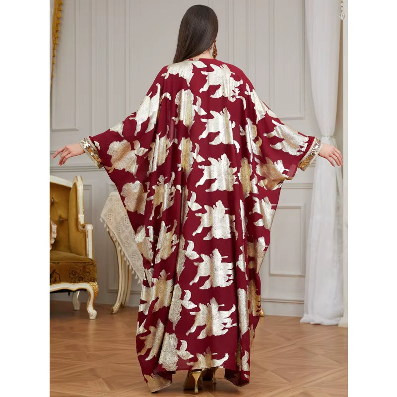 Arab Morocco Muslim Dress Abaya 2 Piece Set Women Ramadan Abayas Dubai Turkey Islam Kaftan Longue Musulmane Vestidos Largos 2022