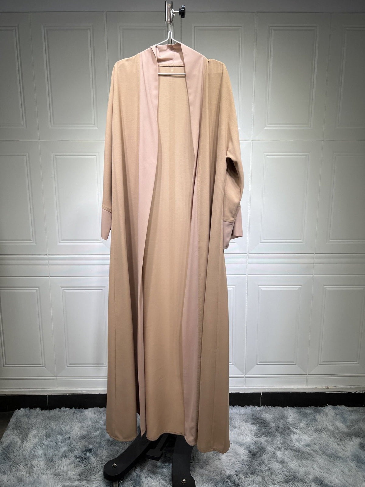 Muslim Chiffon Patchwork Cardigan Coat