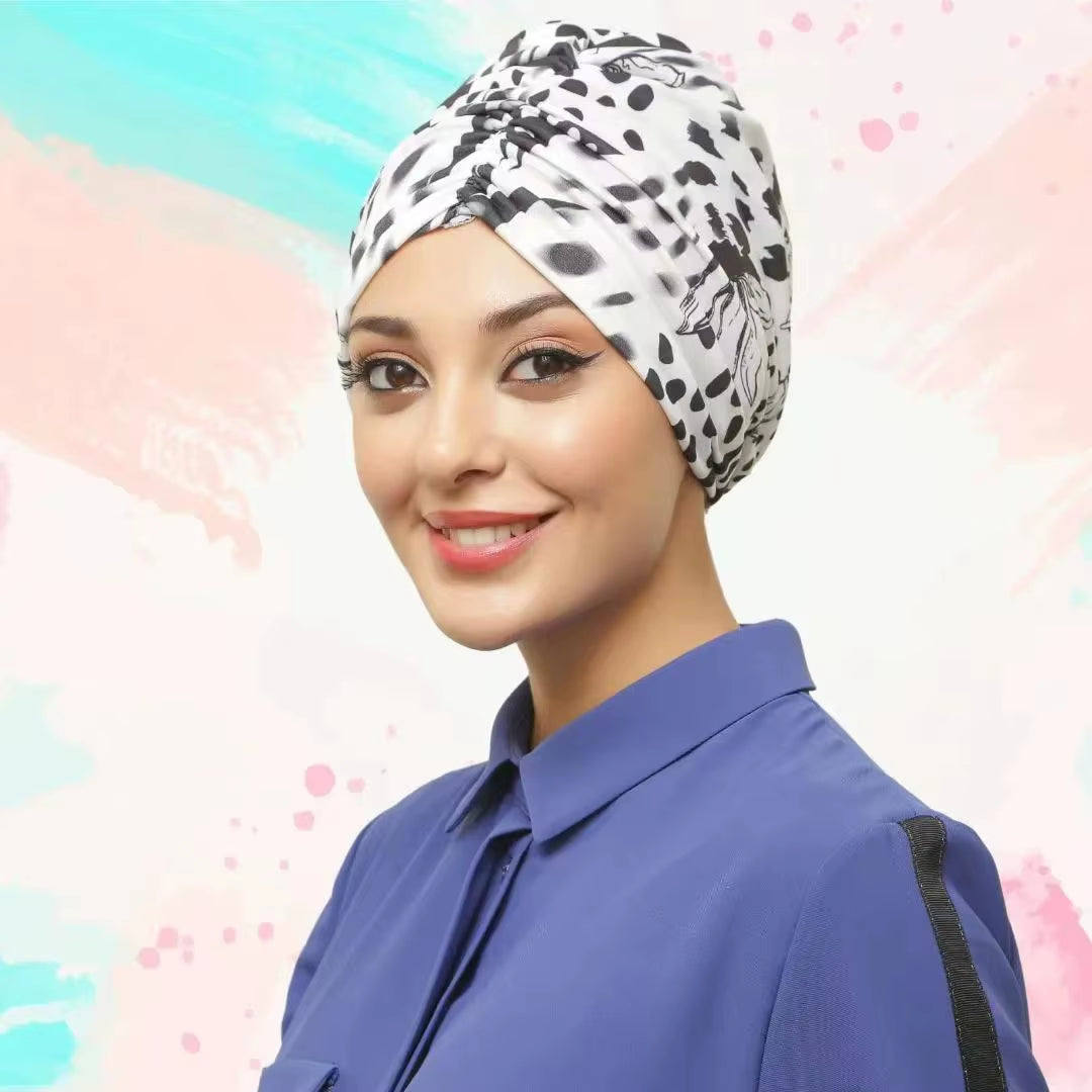 Muslim Instant Turban Abaya Hijab Undercap Abayas Hijabs Cap for Woman Jersey Islamic Dress Women Turbans Crinkle Head Wrap Scar