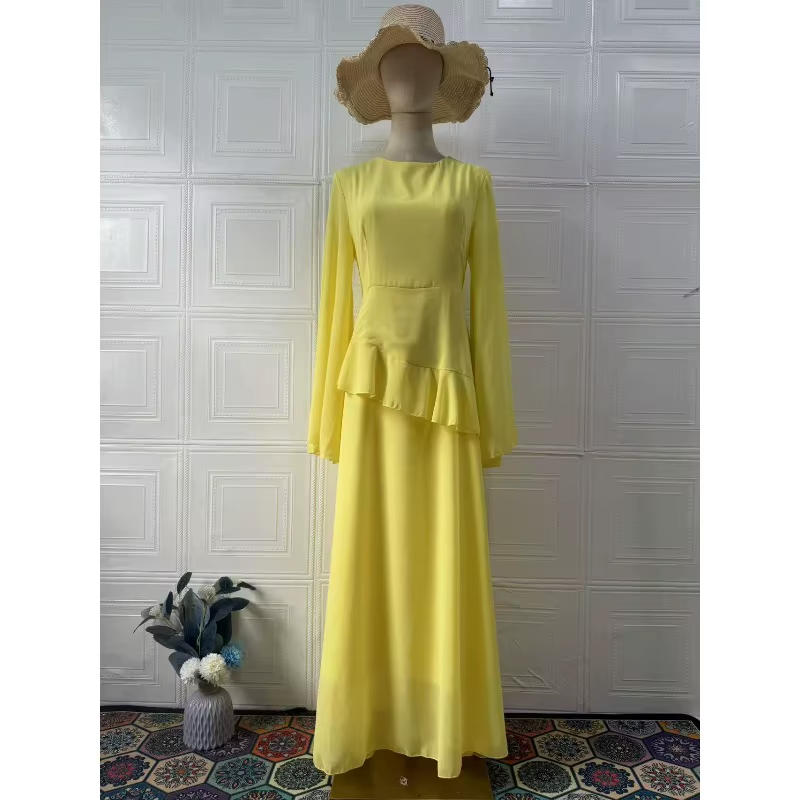 Eid Muslim Women Party Dresses Bandage Lace-Up Jalabiya Long Robe Ramadan Morocco Dubai Abayas Kaftan Islam Arab Vestidos 2026