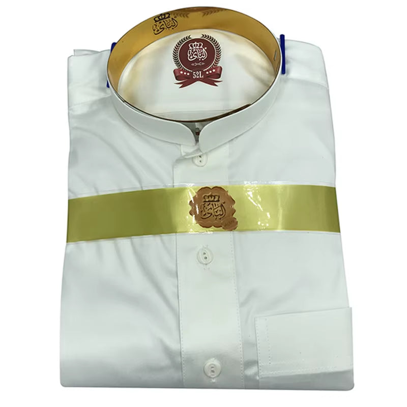 Customized Islamic Clothing Men Length Long Sleeve Loose Muslim Men Saudi Arabia Pakistan Kurta Muslim Costumes Muslim Dress Kaf