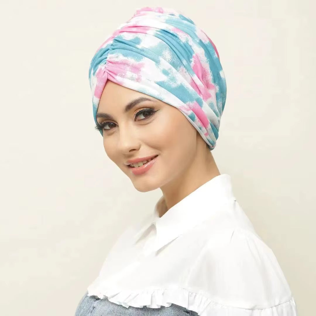 Muslim Instant Turban Abaya Hijab Undercap Abayas Hijabs Cap for Woman Jersey Islamic Dress Women Turbans Crinkle Head Wrap Scar